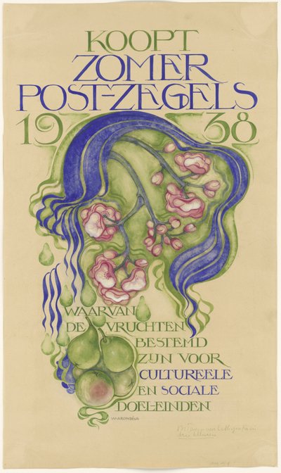 Design for a Poster by Willem Arondéus